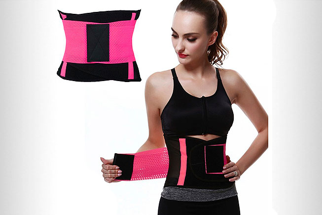 Faja Cinturón Moldeador Fitness Slim Power Belt ¡Reduce cintura, corrige y  mejora tu postura!