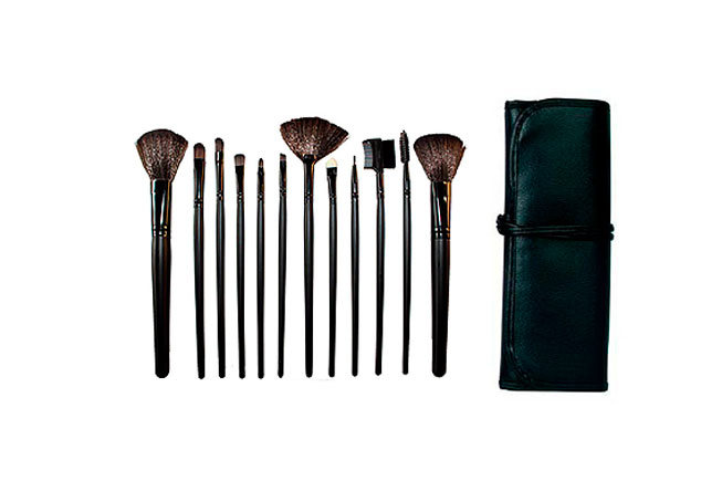 Set Profesional de 12 Brochas y Pinceles para Maquillaje Set Profesional de 12 Brochas y Pinceles para Maquillaje